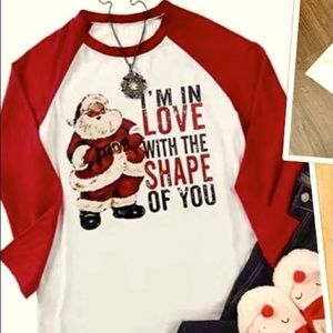 NEW BASEBALL SANTA✨CHRISTMAS TEE